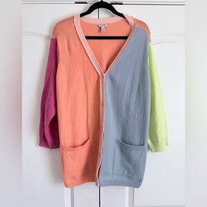 NWOT LOGO cardigan sweater